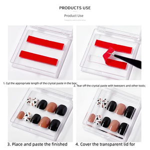 Boîte d'emballage d'<span class=keywords><strong>ongle</strong></span> à pression avec cadre flottant et logo personnalisé pour salon <span class=keywords><strong>de</strong></span> beauté et <span class=keywords><strong>de</strong></span> manucure Boîtes <span class=keywords><strong>de</strong></span> présentation pour <span class=keywords><strong>faux</strong></span> ongles - Product Image 5