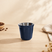 Ensemble de tasses à café éthiopiennes polies, vaisselle réutilisable pour usage domestique avec logo personnalisé, emballage OEM et support d'échantillons