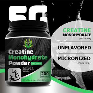 Creatina Monohidrato en Polvo de Marca Privada, Desarrolla la Fuerza Muscular, Aumenta la Recuperación, Mejora la Función Cognitiva, Desarrolla el Cerebro, Desarrolla la Masa Muscular Magra - Product Image 4