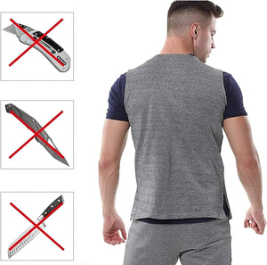 Gilet Antitaglio Leggero e Traspirante di Livello <span class=keywords><strong>3</strong></span> per Lavoratori Edili/Industriali - Product Image 5