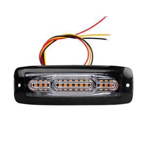 Feux de détresse de sécurité 12V 24V, lumière stroboscopique ambre, signalisation de danger, balise de panne, barre lumineuse LED universelle pour camion - Product Image 1