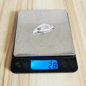 NOUVEAU Mini appâts non peints 4CM 2.8G Leurre coulant <span class=keywords><strong>Shallow</strong></span> Bill <span class=keywords><strong>Crankbait</strong></span> Body avec hochets pour appâts DIY - Product Image 4