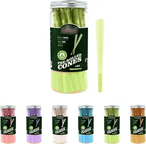 Custom Pre-Roll Papers Cone Pink King Size Wholesale Pre Rolled Cones Rolling Paper Cone With Filter Tip