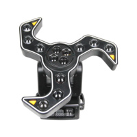 Projecteur mobile araignée 3 bras 150W à prix d'usine en gros de Chine, LED RGBW DMX512, contrôle vocal, indice de protection IP33 pour clubs, bars et concerts