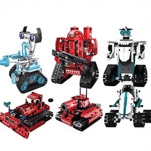 OEM 6'sı 1 Arada STEM Eğitici Robot Yapım Blokları Seti, Çocuklar İçin Çok Modelli Paletli Robot Oyuncak - Product Image 1