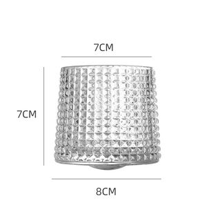 Venta al por mayor de diseño de alta calidad exquisita astilla vaso de vidrio para whisky tipo volcánico vaso de vidrio para whisky - Product Image 6