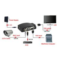 Boîtier d'échellement vidéo Plug and Play PAL NTSC CVBS BNC VGA disponible en gros pour les écrans de sécurité et médicaux