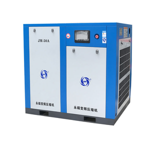 JF Series 11KW Industrial Lubricated Screw Air Compressor Stationary AC 8bar Low Pressure Air Cooled with Engine Motor Bearing - Product Image 4