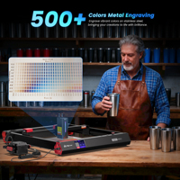 Graveur laser de bureau Algolaser Alpha MK2 40W pour la gravure et la découpe sur bois, acrylique, gobelet