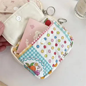 Portafogli da donna con piccoli cartoncino da donna in poliestere trapuntato, portafoglio con pochette, borsa da donna, borsa per il trucco - Product Image 4