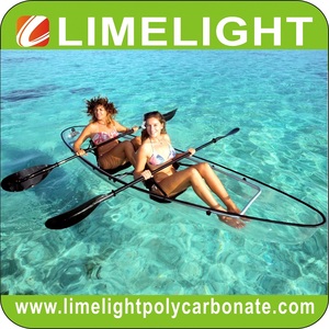 Heldere Kajak Transparante Kano Heldere Kristallen Kajak Zie Bodem Kano Glazen Bodem Roeiboot Polycarbonaat Transparante Boot - Product Image 6