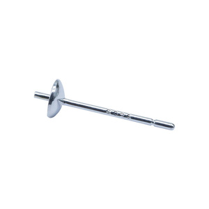 Épingles à bijoux en cuivre en forme de croix pour la fabrication de boucles d'oreilles, plaquées, antidérapantes, pour la pose de perles 114 - Product Image 4