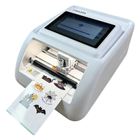 Machine d'impression et de découpe tout-en-un pour autocollants personnalisés, films de protection d'écran et étiquettes pour téléphones, avec fonction d'impression et de découpe de rubans