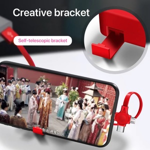 Ios安卓c型手机存储充电线定制Logo马卡龙支架数据线企业促销礼品 - Product Image 4