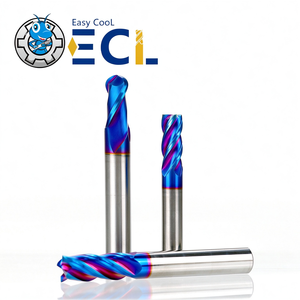 ดอกกัดเหล็กคาร์ไบด์เคลือบ TiAlN แบบ 4 ฟลุต หัวตัดสี่เหลี่ยม ไฮเฮลิกซ์ สำหรับงาน CNC - Product Image 3