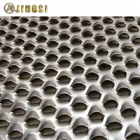 Plaque antidérapante galvanisée pour plancher et mur Grille métallique perforée Feuille métallique perforée Plaque perforée pour persiennes en acier inoxydable