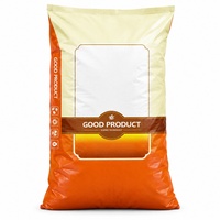 Sac d'emballage universel tissé laminé orange imprimé sur mesure 60x110cm 40kg pour usage polyvalent