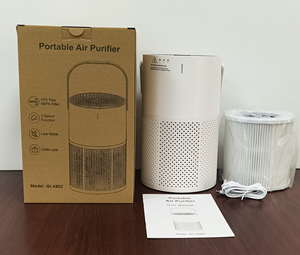 <span class=keywords><strong>Purificador</strong></span> de <span class=keywords><strong>Aire</strong></span> Eléctrico Portátil para el Hogar con Carbón Activado y Filtro HEPA13, Limpiador de <span class=keywords><strong>Aire</strong></span> Metálico para Uso Doméstico y de Escritorio - Product Image 2