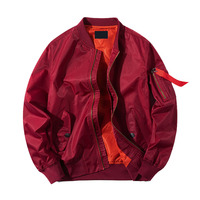 Nouvelle veste décontractée pour homme grande taille printemps-automne, col montant, style pilote MA, coupe ample, type baseball