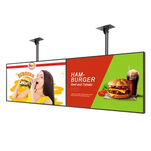 43 inç reklam ekranı duvara montaj LCD ekran kapasitif dokunmatik Tablet akıllı dijital tabela