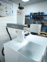 Machine de marquage laser à fibre haute vitesse 30W pour bijoux en métal, acier inoxydable, aluminium, marque LOORUN, type portique, automatique