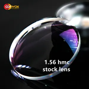 Good Quality 1.56 Middle Index Hmc Stock Single Vision Lens Optical Lens