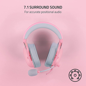 Blackshark V2 X Quartz 7.1 Surround Sound 50mm Drivers Hyperclear Cardioid 3.5mm Audio Jack V2x Razer Blackshark - Product Image 2