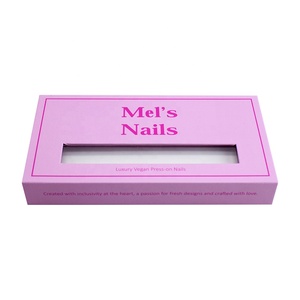 <span class=keywords><strong>Caja</strong></span> <span class=keywords><strong>de</strong></span> Cartón para Empaque <span class=keywords><strong>de</strong></span> Uñas Cosméticas, Personalizada por el Fabricante, Biodegradable, <span class=keywords><strong>de</strong></span> Alta Calidad, Color Rosa - Product Image 4