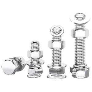 Juego de Tornillos y Tuercas de Acero Inoxidable 304 al por Mayor, <span class=keywords><strong>Perno</strong></span> Hexagonal Externo, Boulons M3-M20, para Equipos Mecánicos - Product Image 2