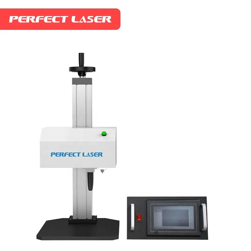 Hoàn hảo Laser vĩnh viễn phần đánh dấu hỗ trợ phông chữ LCD màn hình điều khiển kim loại và phi kim loại Dot peen đánh dấu máy