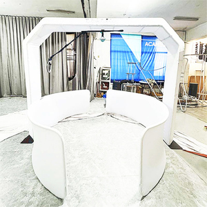 Photomaton portable à rotation 360 avec lumière de remplissage LED pour télécommande de smartphones iPad SLR - Product Image 6