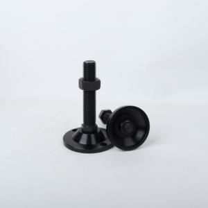 Gamba Regolabile in Acciaio al Carbonio Personalizzata con Filettatura Nera per Macchinari Industriali - Product Image 1