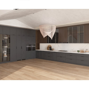 Meubles <span class=keywords><strong>d</strong></span>'intégration intelligents de luxe pour cuisine, ensemble de rangement modulaire en bois sur mesure, armoires de cuisine modernes - Product Image 3