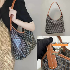 Bolso de Mujer de Alta Gama, Personalizado, de Cuero y Lino, Estilo <span class=keywords><strong>Goya</strong></span>, con Cierre, para Llevar Bajo el Brazo, para Compras y Uso Diario - Product Image 2