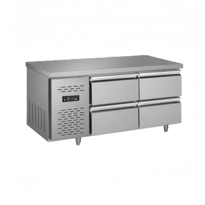Refrigerador comercial de acero inoxidable con congelador bajo mostrador para <span class=keywords><strong>cocina</strong></span> profesional - Product Image 1