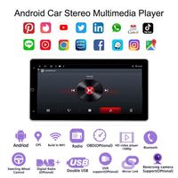 Reproductor de coche universal Android 2 Din con Radio Android Radio de coche reproductores Mp3/MP4 para Toyota HIGHLANDER/KLUGER 2007-2014