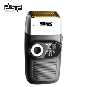 Rasoir électrique DSP avec écran numérique, rechargeable, double lame, vitesse réglable, tondeuse à cheveux pour homme - Product Image 5