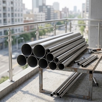 Tuyau de distribution de fluides en acier inoxydable sans soudure ASTM A312, grade 304, laminé à chaud, à paroi épaisse, SCH10S/SCH40S, 1% ISO 9001 SIRM CE