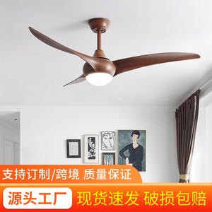 Ceiling Fan Light With Led Light Fixed Blade Flush Mount For Living Room Bedroom 220V 5-10M Irradiation Area - Product Image 4