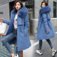Manteau d'Hiver PASUXI 2026 pour Femme, Veste de Neige Épaisse et Chaude à Capuche avec Col en Fourrure, Manche Longue