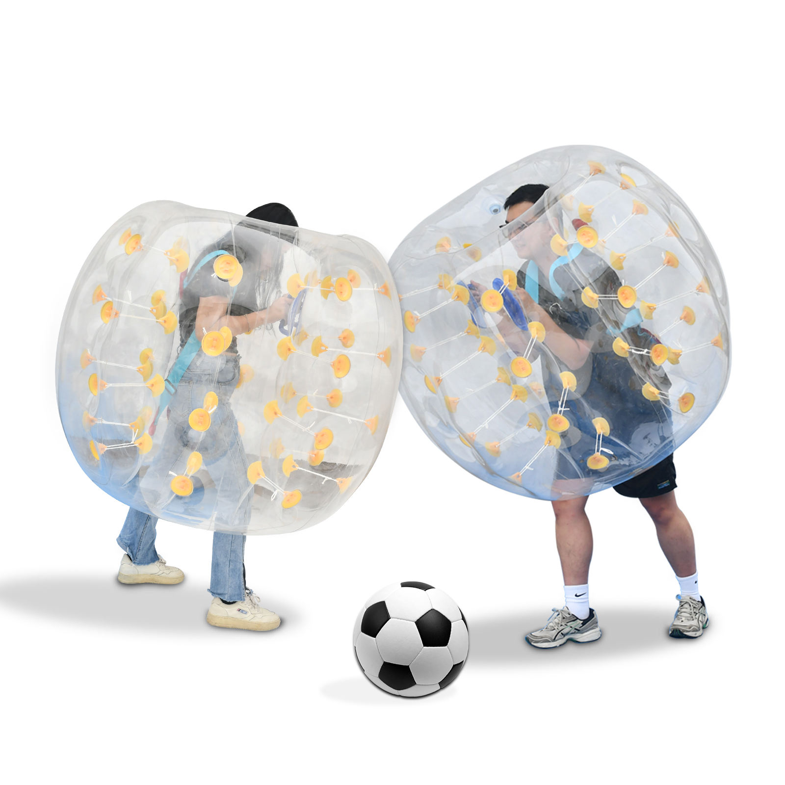 Diversión asegurada con el resistente bola rebotadora humana para