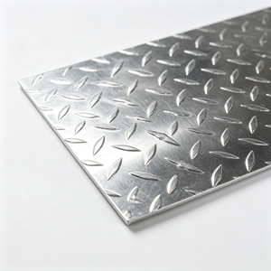 Lámina de Aluminio Antideslizante con Patrón de Cuadros para Piso de Autobús - Product Image 6