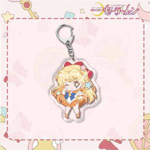 Porte-clés Anime <span class=keywords><strong>Sailor</strong></span> <span class=keywords><strong>Moon</strong></span> Tsukino Usagi Tsukino Usagi Accessoires périphériques Sac à dos étudiant Porte-clés en acrylique - Product Image 6