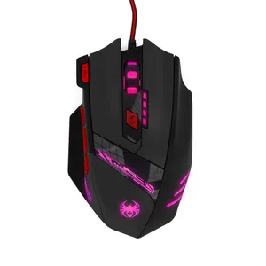 ZELOTES T-90 Wired Gaming Mouse Right Handed Design Programmable E-sports Weight Tuning Optical Mouse