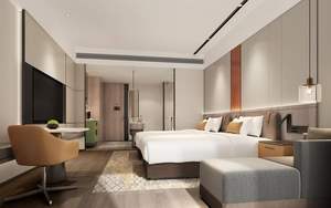 Ensemble de meubles de chambre d'hôtel de luxe, meuble TV en bois, meuble TV de luxe avec cheminée, meuble TV noir - Product Image 2