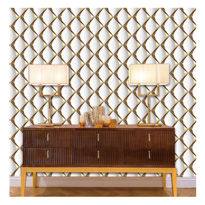 Meilleure Qualité Papier Peint Populaire Métallique Or Papier Peint 3d Décoration de La Maison Papier Peint Imperméable - Product Image 1