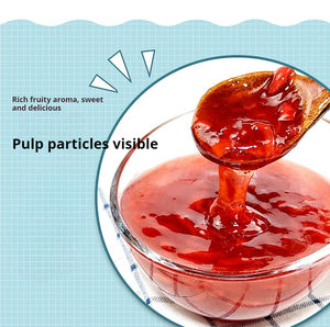 Confettura di purea di frutta alla fragola da 1.36kg per gelato e tè al latte-confezione Versatile per borraccia disponibile - Product Image 2