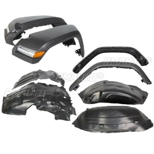 Pour Jeep Wrangler 2018-2024 : Garnitures d'ailes de roue, kit carrosserie pour sourcils de roue, élargisseurs d'ailes, pièces extérieures - Product Image 5