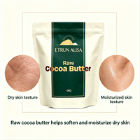 Beurre de cacao cru ETRUN ALISA, marque privée, 100% pur, non raffiné et cru, pour la fabrication de produits DIY, nourrit et hydrate la peau et les cheveux