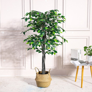Haut de gamme intérieur/extérieur artificiel banian <span class=keywords><strong>olivier</strong></span> écologique polyester tissu ornement Premium vert plante <span class=keywords><strong>Pot</strong></span> <span class=keywords><strong>pour</strong></span> la maison - Product Image 3